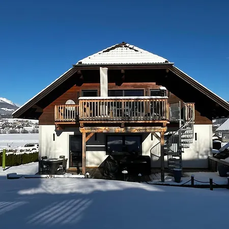 In A Luxury Chalet, Living Room, Kitchen And Games Guest house