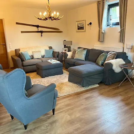In A Luxury Chalet, Living Room, Kitchen And Games Guest house